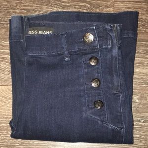 Express mid rise bell flare jeans